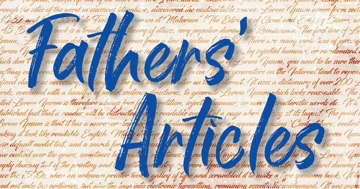 Father's Articles
