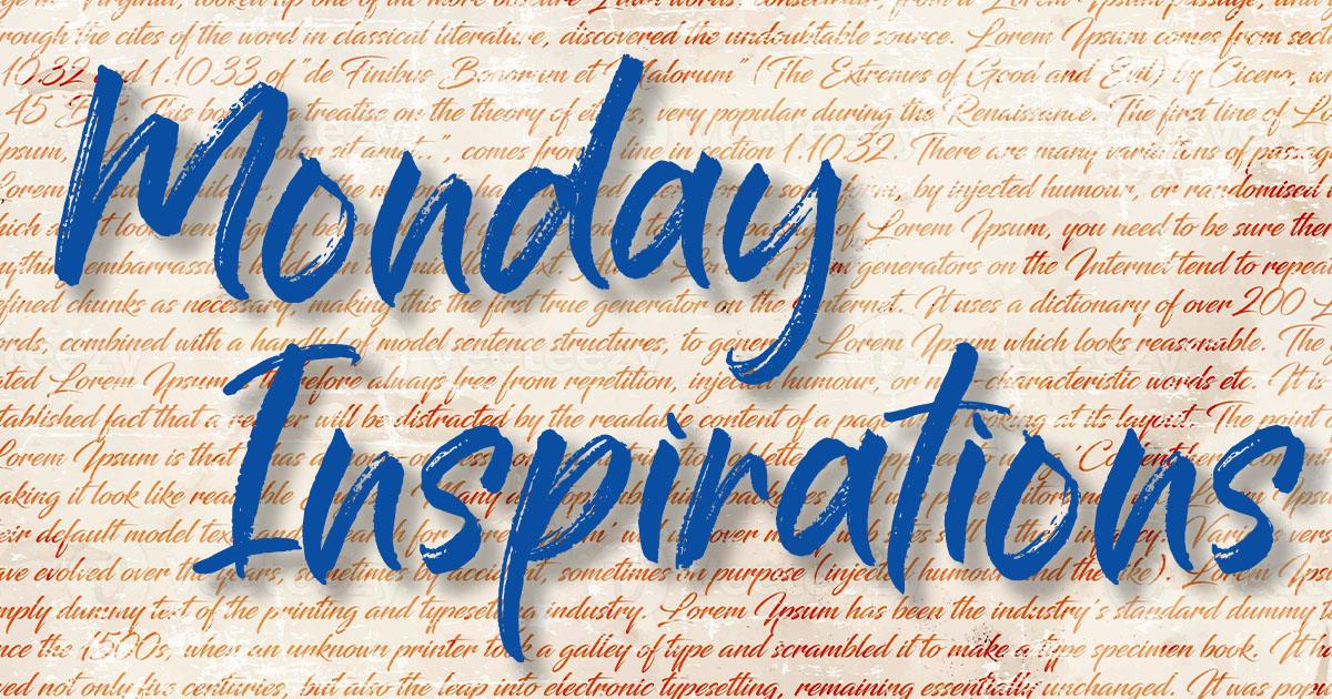 Monday Inspirations